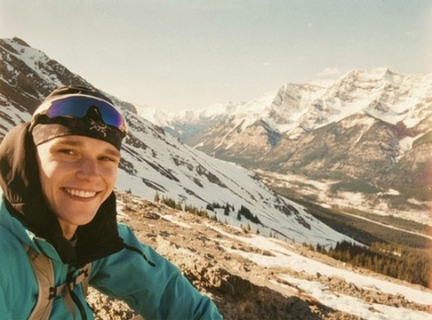 Cole in the Canadian Rockies near Banff